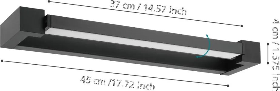 Eglo GEMILIANA 900615 Fali lámpa 1x8,9W/LED 4000K 1000LM IP44