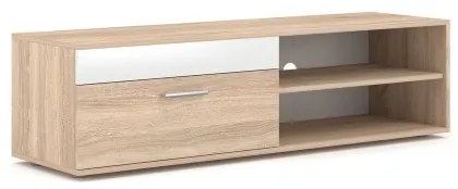 Nappali szekrénysor BRICK sonoma tölgy/fehér