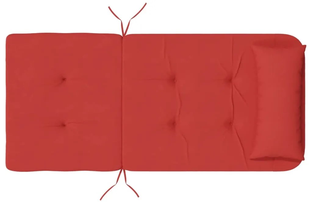 2 db piros oxford-szövet Adirondack-székpárna
