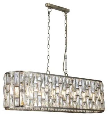 Searchlight 65818-8AB - Láncos csillár BIJOU 8xE14/40W/230V