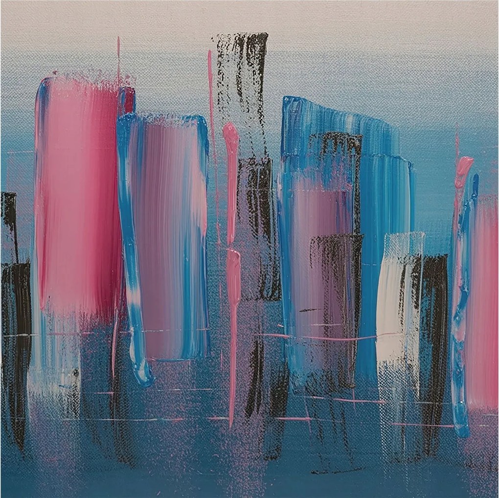 Fotótapéta Flizelin Fal a hálószobába Absztrakt csíkok 250x250 Ragasztó