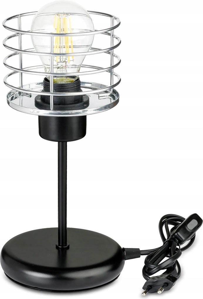 Éjjeli lámpa Loft asztali lámpa led E27 vezeték