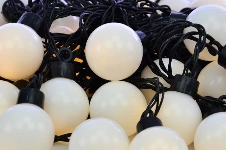 GARTHEN Kültéri megvilágítás 20 LED Meleg fehér 15 m