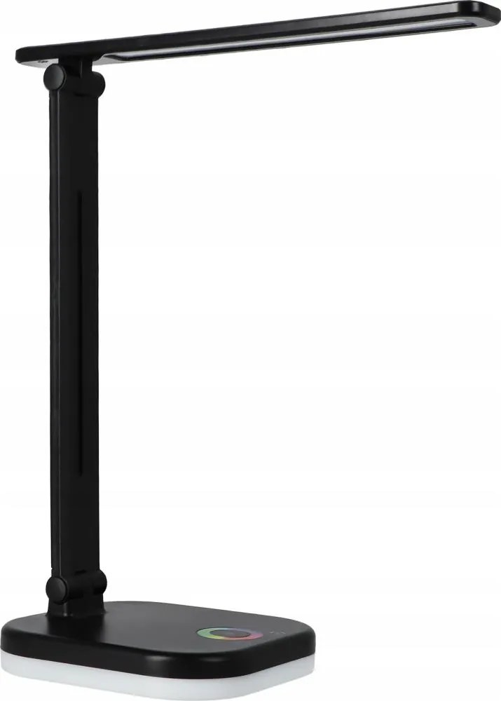 LED RGBW dimmelhető asztali lámpa vezeték nélküli töltéssel LED/7W/5V USB fekete
