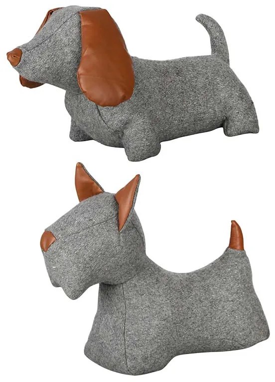 Ajtókitámasztó kutya, westie alakú, 1,5 kg