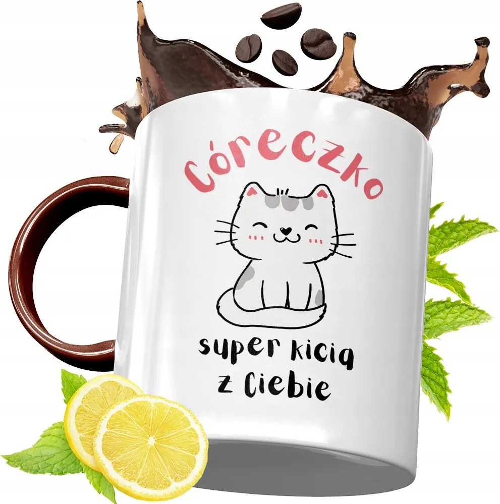 Bordó Bögre Lányának Születésnapi Ajándék fényképes nyomtatással