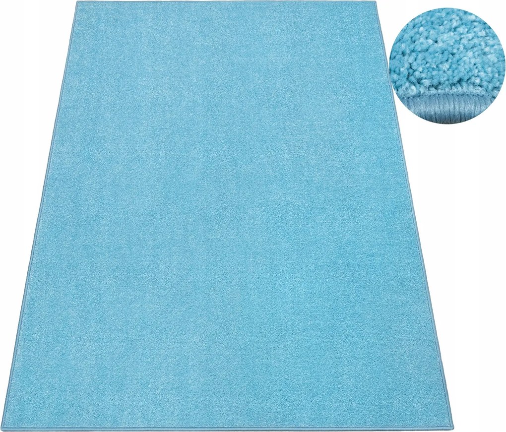 Nappali Szőnyeg Puha Pasztell Kék Menta Carousel 200x200 cm