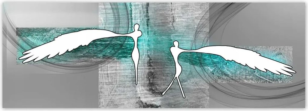 Fotótapéták 624x219 Angyalok a hálószobába Türkiz