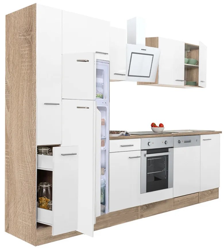 Yorki 310 konyhabútor alsó sütős, felülfagyasztós hűtős kivitelben