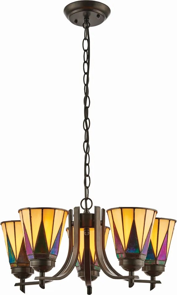 Endon DARK STAR 74358 Csillár 5x40W/E14 IP20