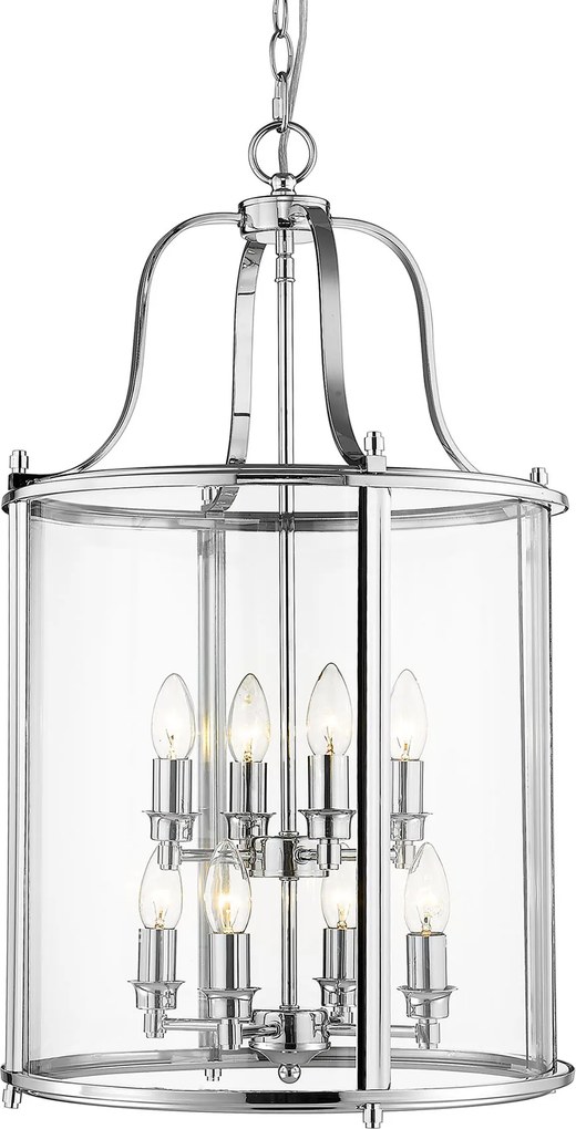Cosmolight glamour klasszikus csillár new york króm átlátszó cosp08434ch