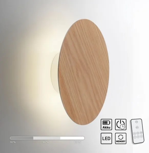 Paul Neuhaus 8153-79 - LED Dimmelhető fali lámpa PUNTUA LED/1,3W/3,7V + távirányító