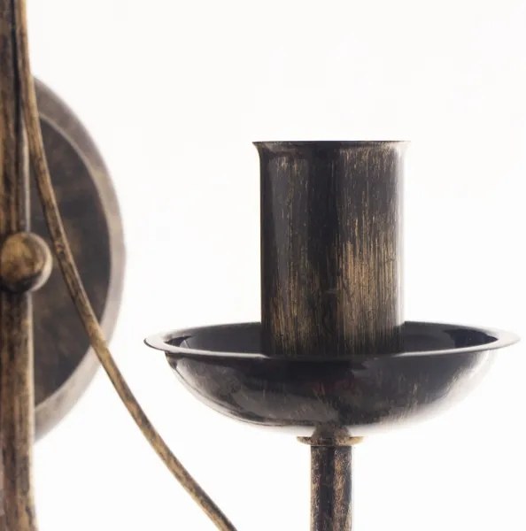 Brilagi - LED fali lámpa STEFANO 1xE14/40W/230V fekete patina