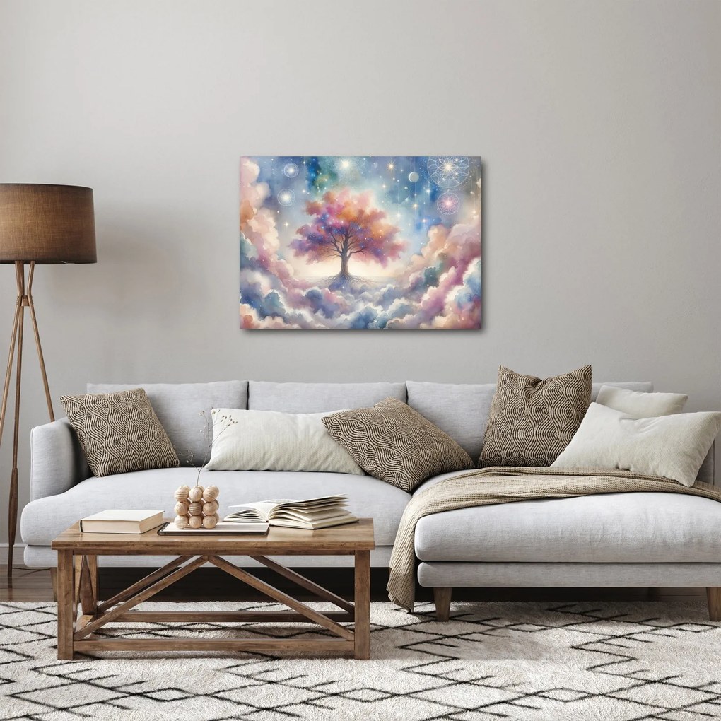 Kép – Életfa a felhőkben (70x50 cm)