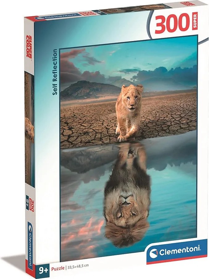 Oroszlán Self Reflection 300 db-os puzzle Clementoni