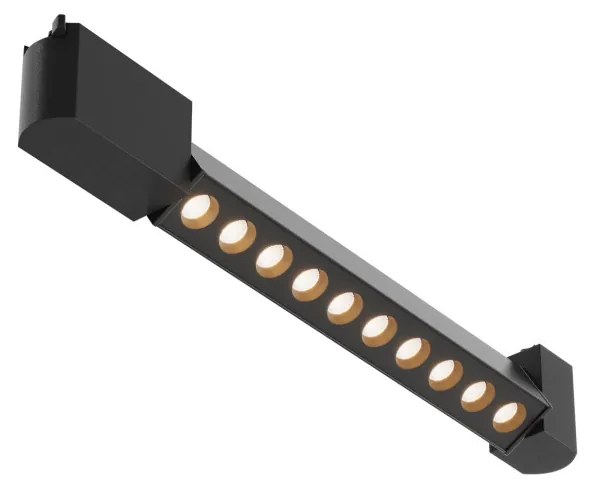 TR010-1-10W3K-M-B-DE Points Rot Alumínium Sín lámpafej Fekete Színű LED 10 W 3000 Kelvin 620 Lumen IP20