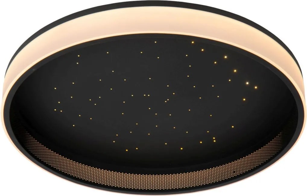 LUCIDE 71102-40-30 ESTREJA Kerek Mennyezeti Lámpa Fekete LED IP20