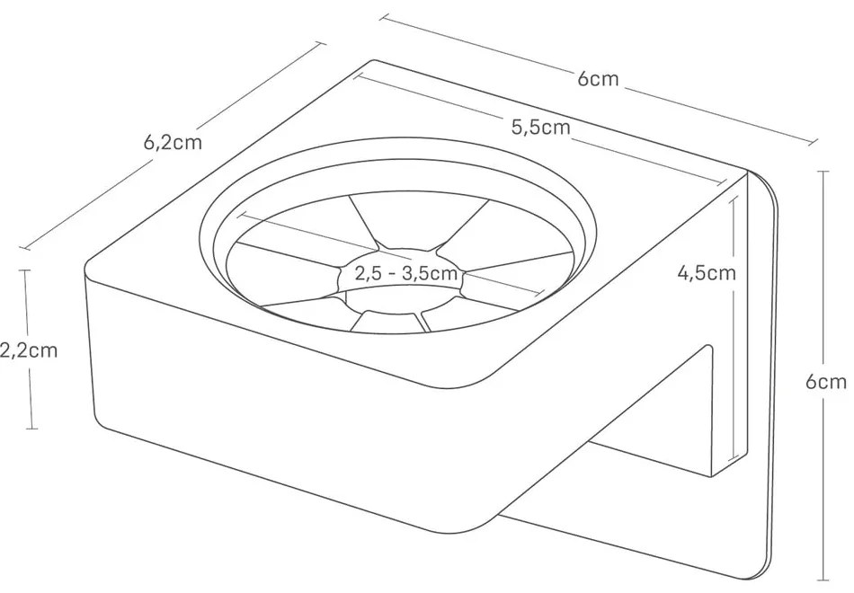 Fehér műanyag multifunkciós tartó Film Hook – YAMAZAKI