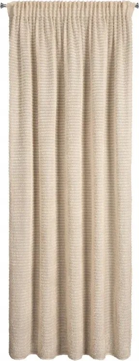 Függöny 135x270 Reina bézs szalagfüggöny