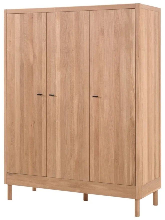 Natúr színű tölgyfa gyerek ruhásszekrény 146x190x55 cm Forrest – Vipack