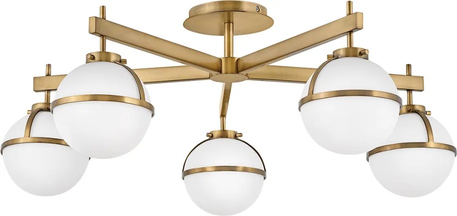 Hinkley Lighting Hollis HK-HOLLIS-5-O-HB Plafonlámpa 5x40 W/E14 ip44