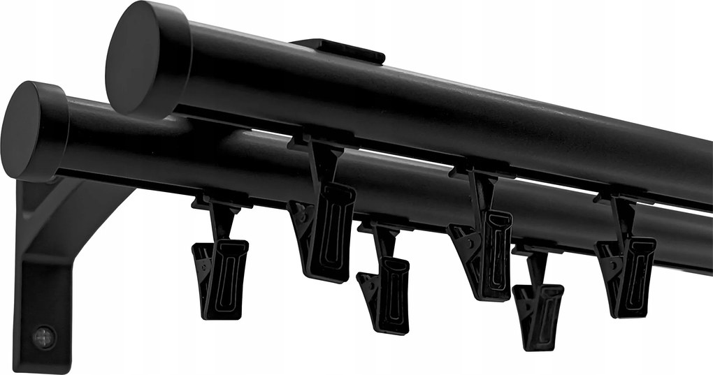 Apartman Sínkarnis Alu 20+20 mm Fekete 150 cm béka