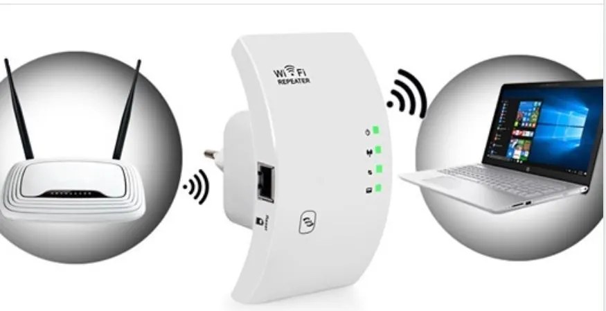 WLAN WIFI repeater, Wifi jelerősítő jelismétlő konnektorba RAM-MD394