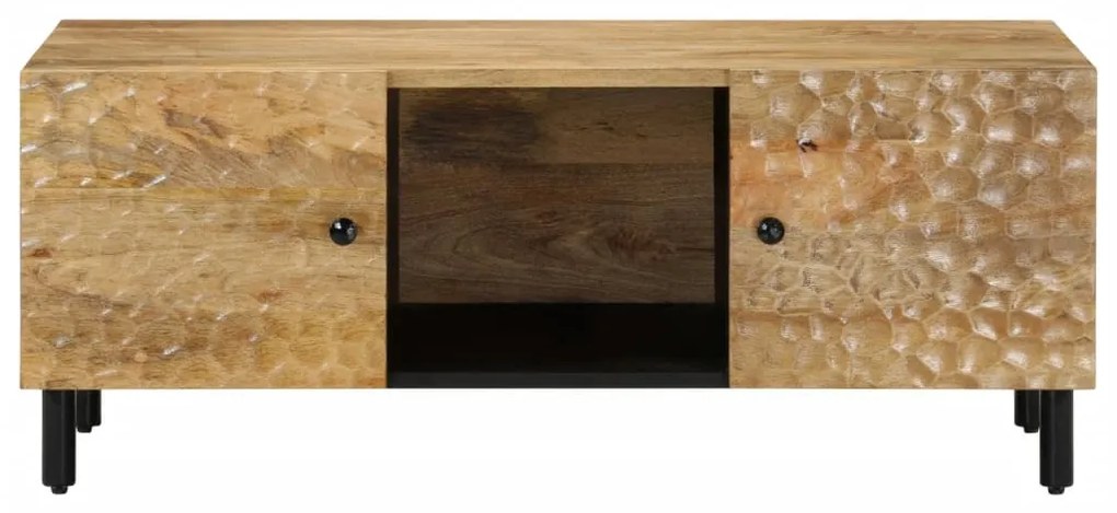 Tömör mangófa dohányzóasztal 100 x 54 x 40 cm