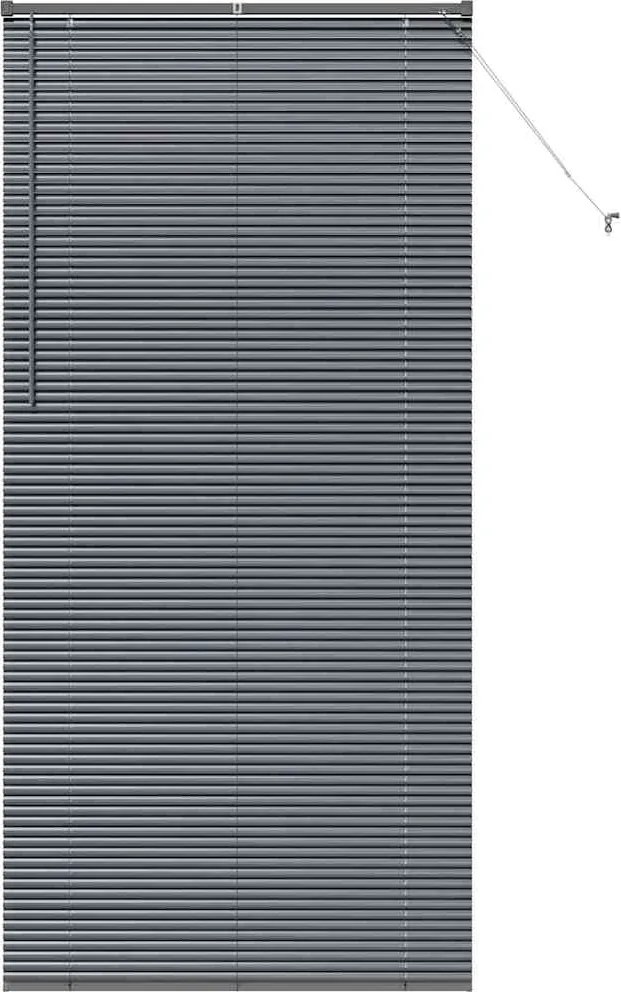 vidaXL Zsalugáter Redőnyök Sötétszürke 220 x 100 cm Alumínium