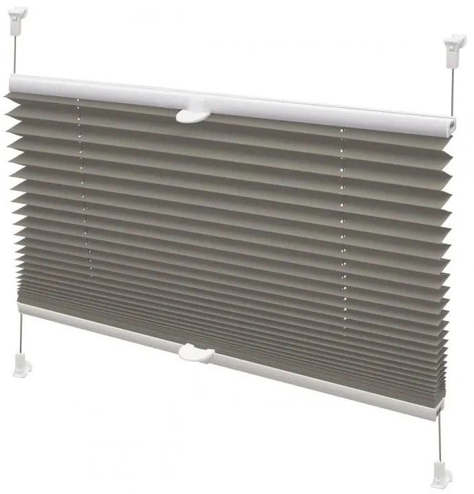 Antracitszürke roló 97x150 cm Plisé Verona Termo – Gardinia