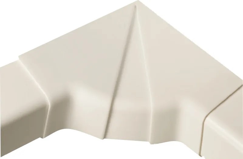 ARTIPLASTIC 06 belső sarok, állítható, 80-105°, klímacsatornához, fehér, 60x45mm
