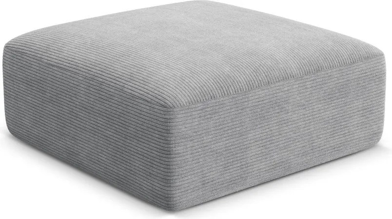 Világosszürke kordbársony lábtartó Campi – Cosmopolitan Design