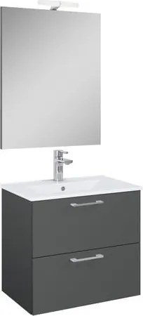 Ceramia Lea Fürdőszobabútor szett mosdóval 61,5x55x41,7 cm antracit LEASET60A