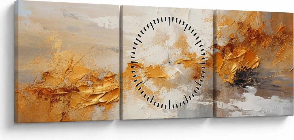 Kép - Arany textúra (órával) (90x30 cm)