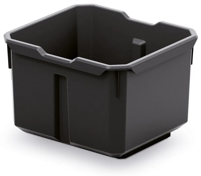 4 db-os tárolódoboz (doboz) II, fekete / piros készlet