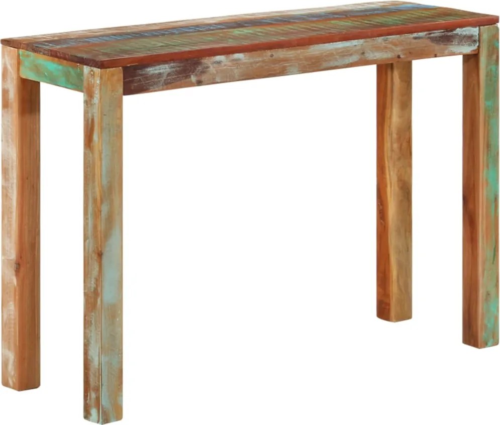 vidaXL tömör újrahasznosított fa tálalóasztal 110 x 35 x 76 cm