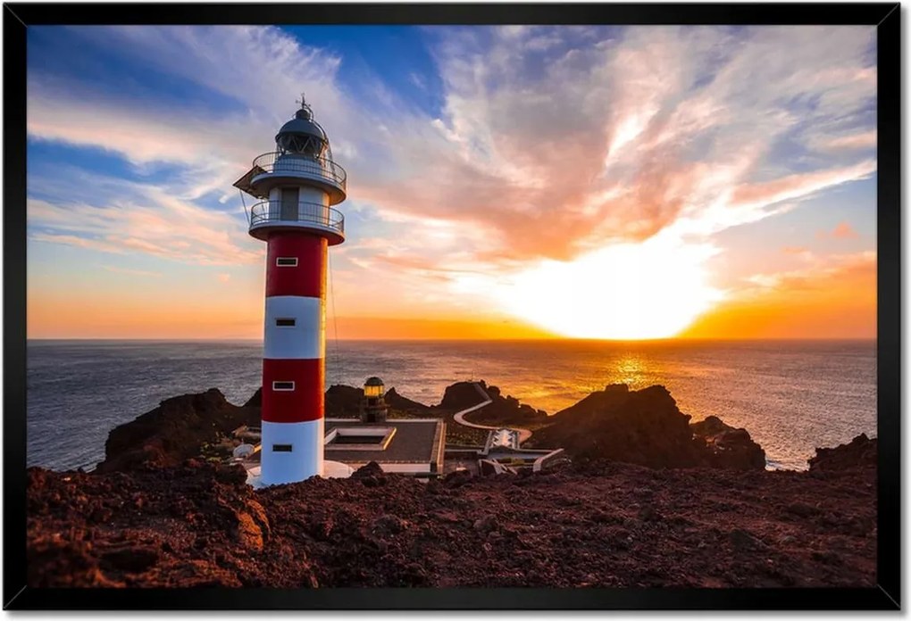 Poszterek keretben 60x40 Punta Teno világítótorony