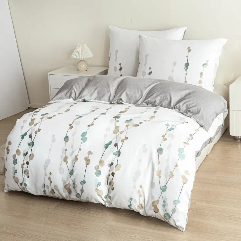 Mikroszálas flanel ágyneműhuzat CALIWA fehér Ágyneműhuzat mérete: 70 x 90 cm | 140 x 200 cm