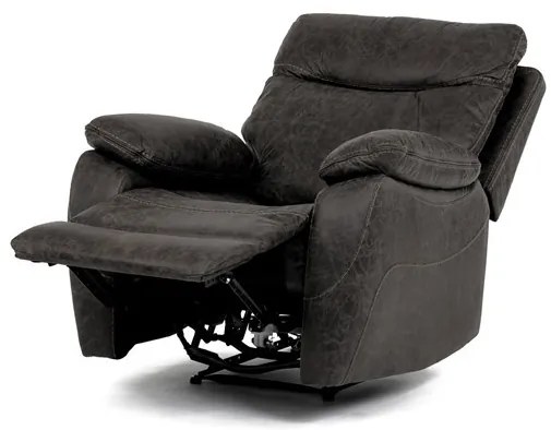 Barna Vintage Szövet Elektromos Vezeték Nélküli Relax Fotel. TV-4094 COF3