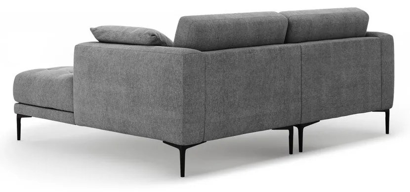 Szürke sarokkanapé (jobb oldali-heverő résszel) Bemy – Micadoni