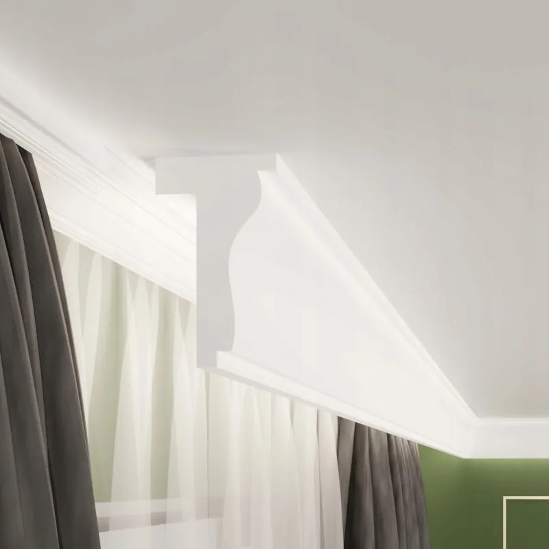 K-04 LED-es függönykarnis léc – Függönysín beépítés