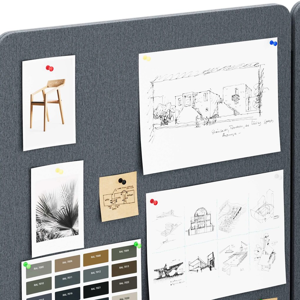 akusztikus falpanel SADIE Carbon Fog 240/145 cm