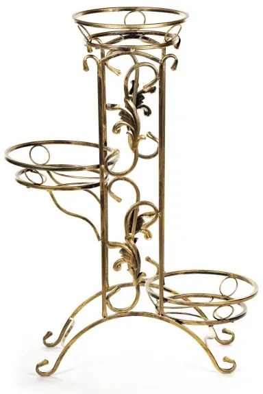 Virágállvány 90x65 cm arany