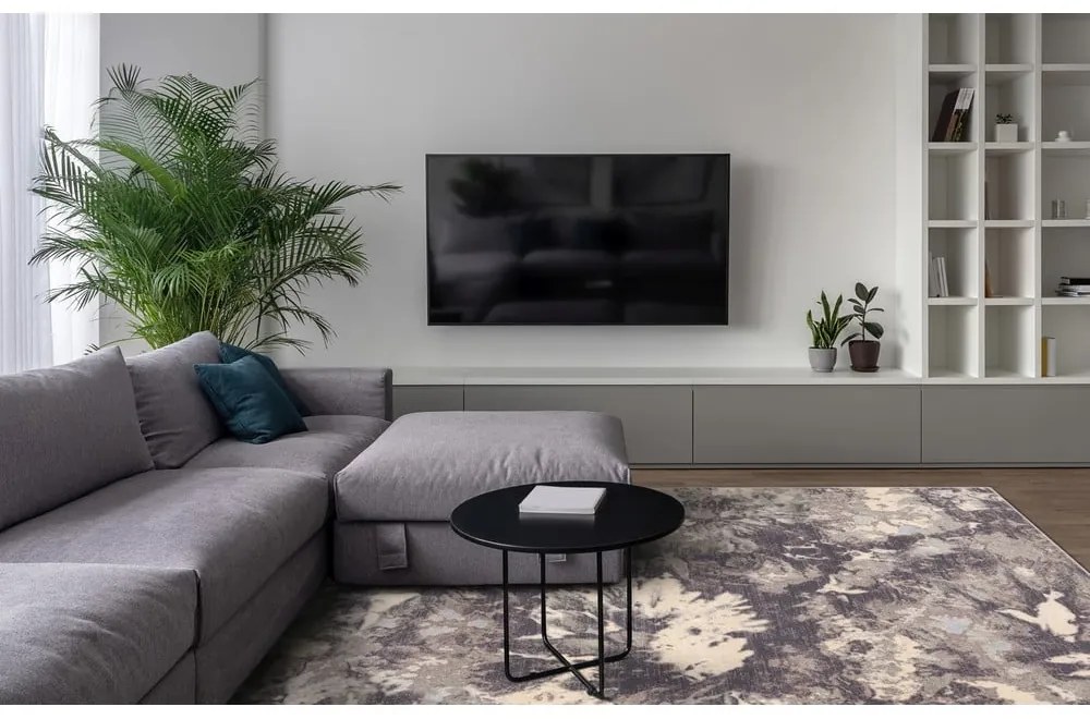 Szürke gyapjú szőnyeg 200x300 cm Daub – Agnella