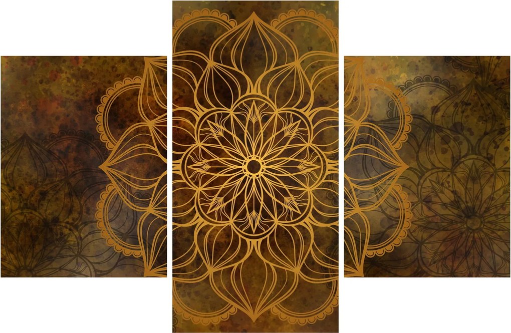 Kép - Az öröm mandala (90x60 cm)