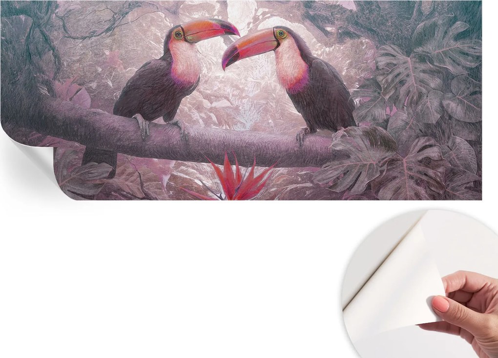 Dekoratív Öntapadós Tapéta Divatos Minták Egzotikus pár 250x104 cm