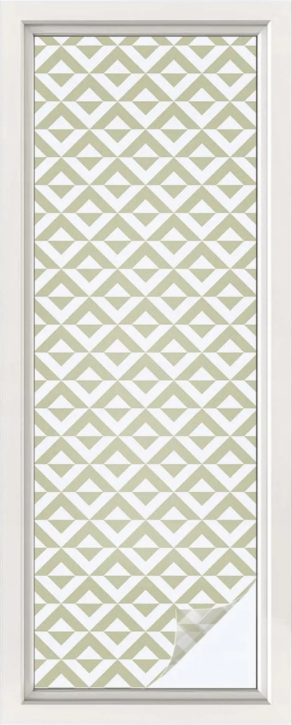 Ablakfólia öntapadós Adatvédelem Geometrikus rombuszok 50x146