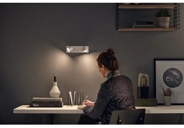 Philips 56242/31/P0 - LED Szabályozható spotlámpa STAR 2xLED/4,5W/230V