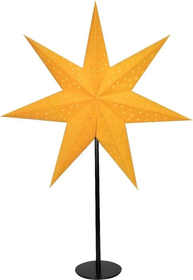 Fekete-narancssárga karácsonyi fénydekoráció Clara – Markslöjd