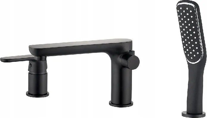 Kádtöltő Csaptelep 3 Lyukú Fekete Dima Kádcsaptelep